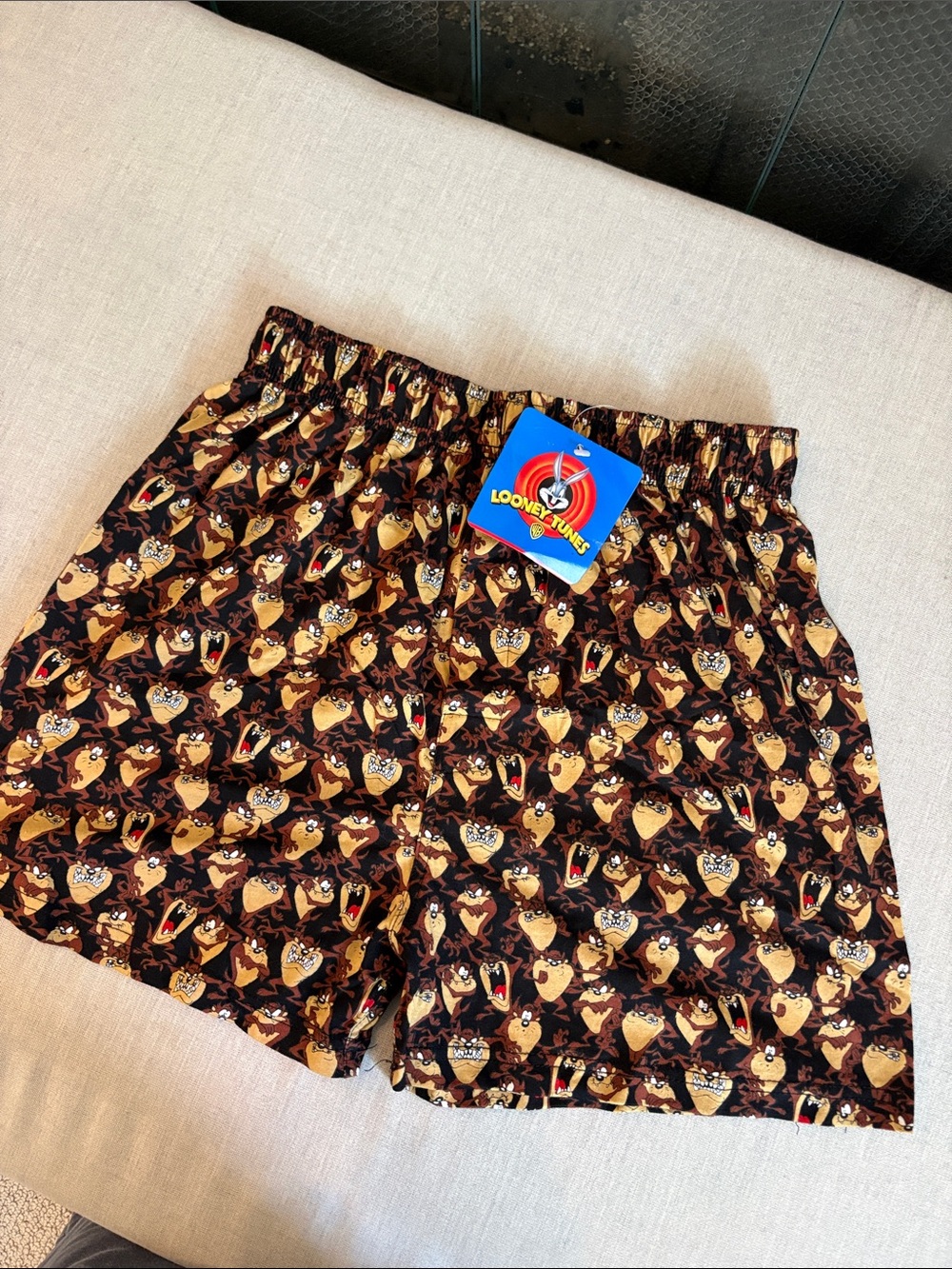 NEW Vintage Deadstock 2000 Looney Tunes Taz Boxer Shorts Small 1997